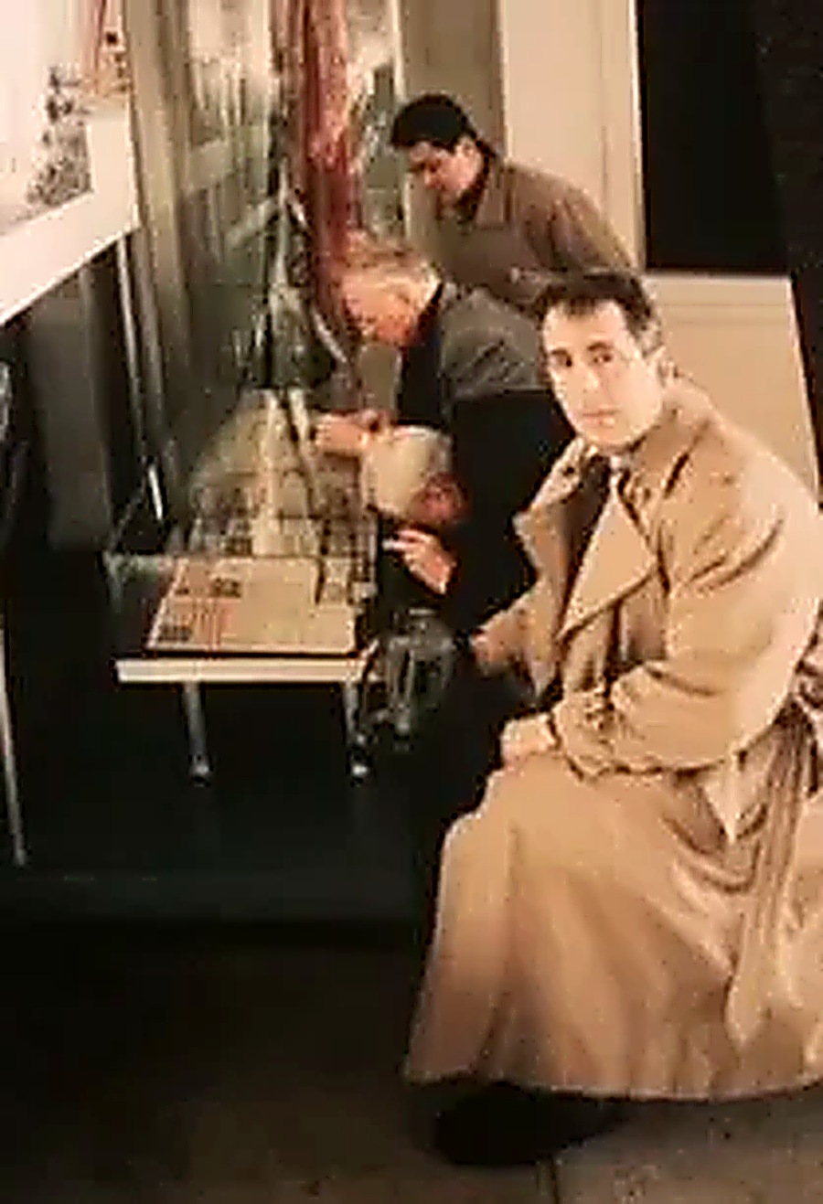 Mark Sauter with Eugene Red McDaniel in Pyongyang