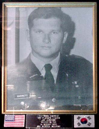 U.S. Army portrait of 1st Lt. Mark Barrett, circa 1976.