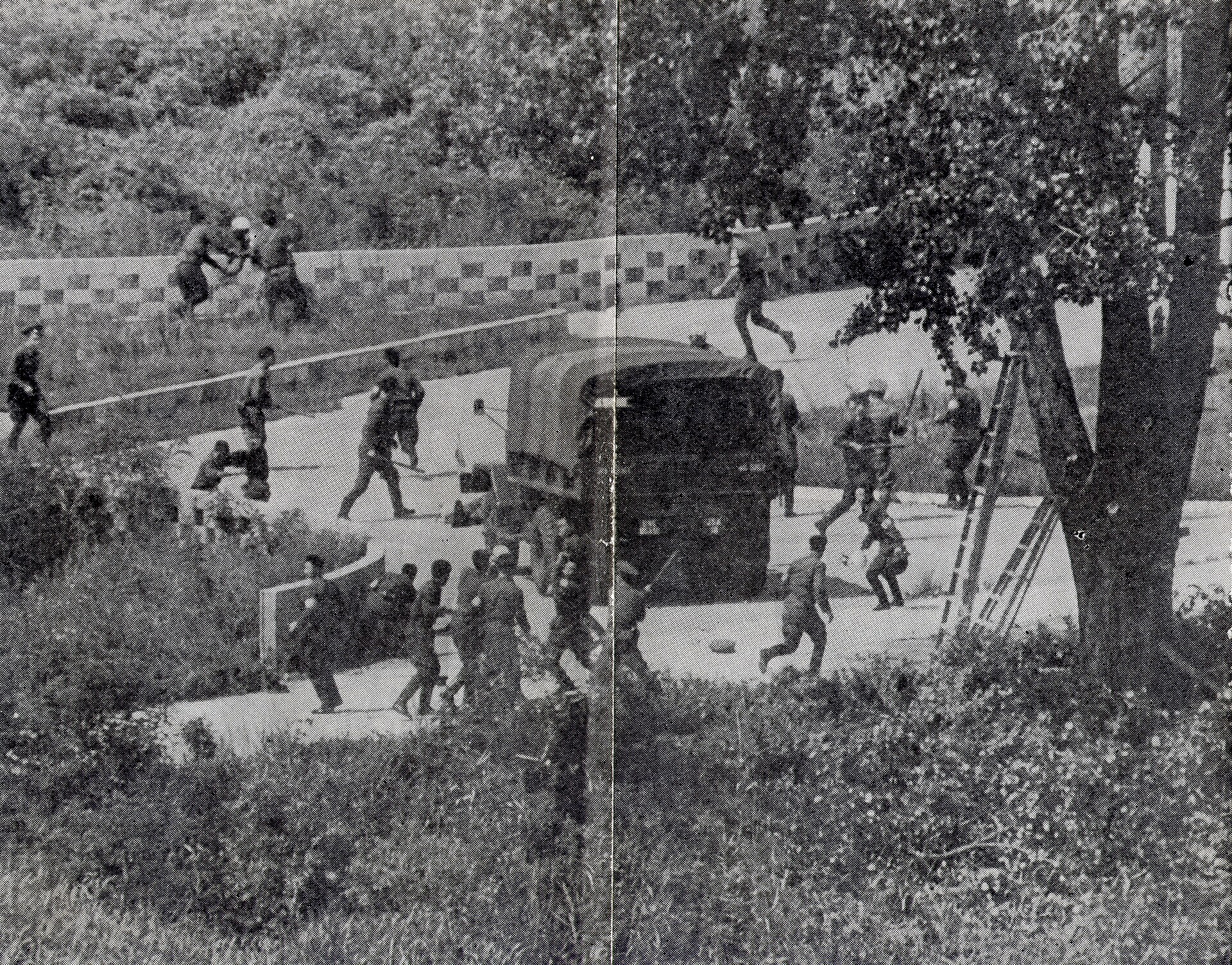 North Korean troops in the Joint Security Area in 1976.